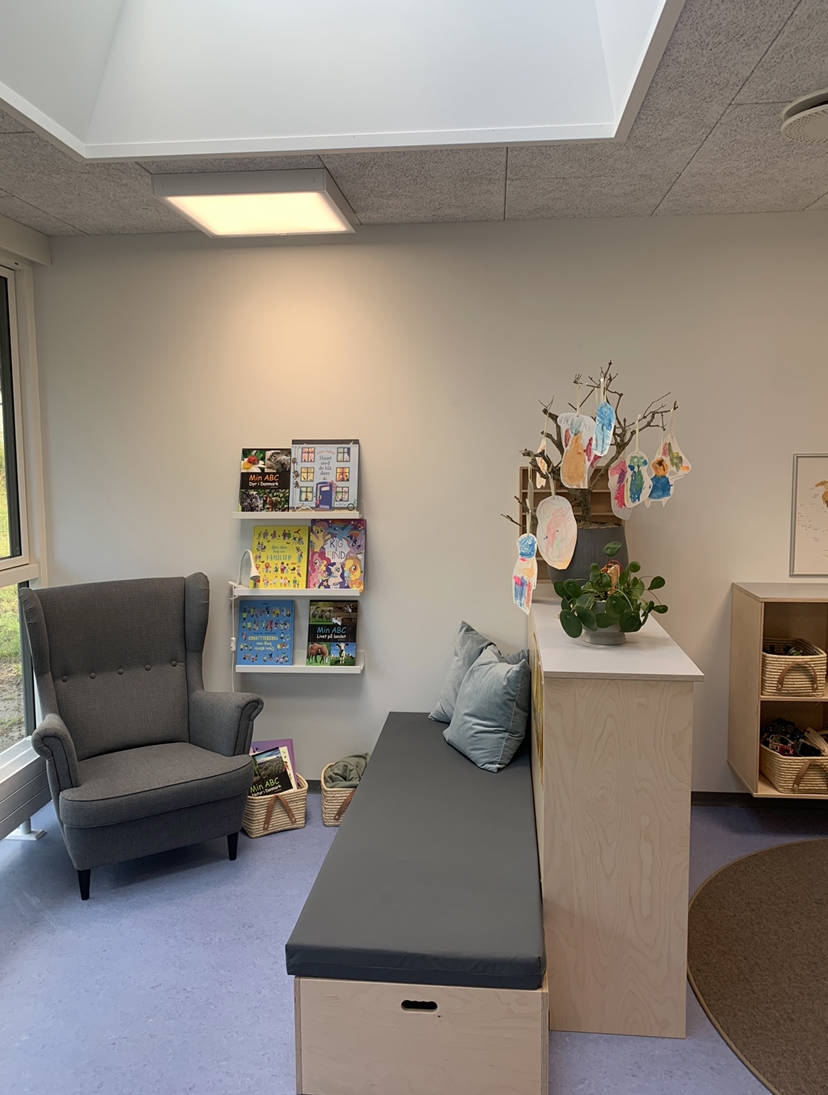 Læsehjørne på Kastanievej