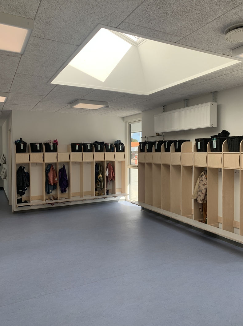 Garderobe på Kastanievej