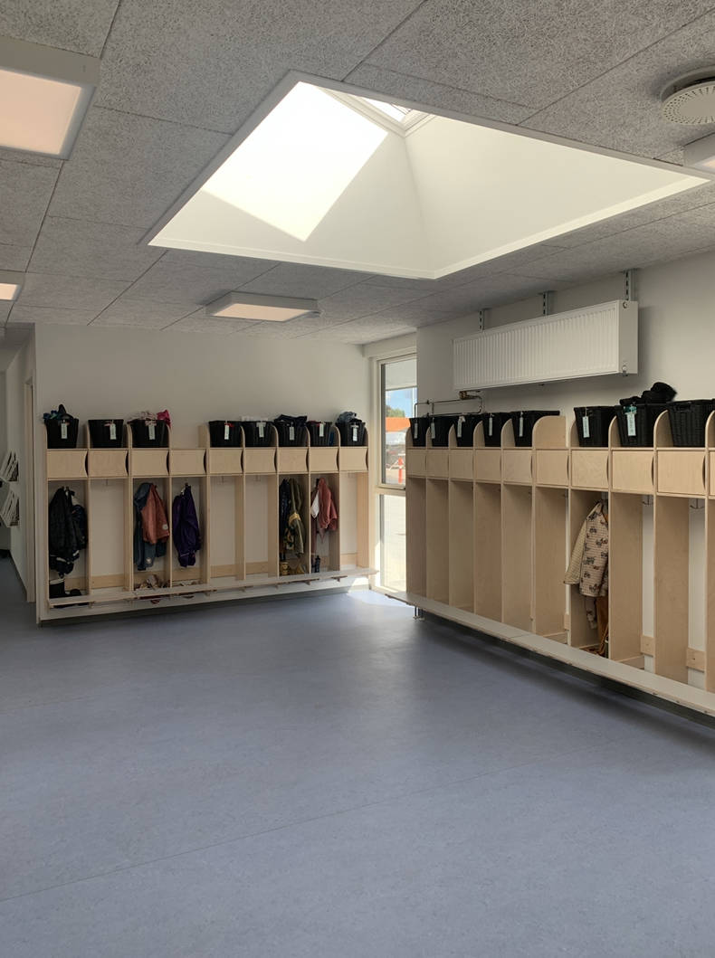 Garderobe på Kastanievej