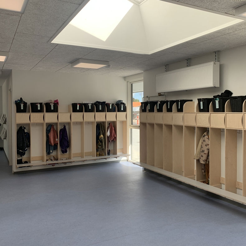 Garderobe på Kastanievej